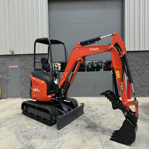 Mini-excavatrice Kubota U27-4 de 2,7 tonnes, à braquage zéro, diesel, compacte, sur chenilles, avec hydraulique auxiliaire, neuve - Product Image 1