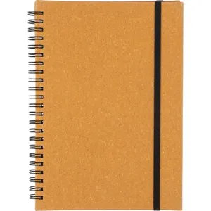 Taccuino Egon A5 in Pelle Riciclata, Gadget Sostenibili ed Ecologici - Product Image 1