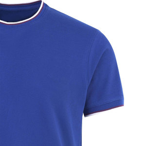 M & F 2023 camisetas de punto de gran tamaño Unisex nuevo estilo verano Casual liso teñido logotipo personalizado para hombres - Product Image 3