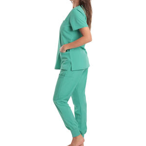 Conjuntos de Uniformes Médicos, Uniformes de Enfermería, Conjuntos de Uniformes de Talla Grande, Pantalones y Blusa Deportivos para Mujer y Hombre, Personalizables - Product Image 4