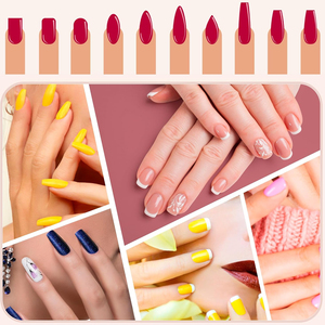 Lima de uñas de diamante para manicura y pedicura de acero inoxidable, revestimiento de polvo de doble cara de 7 pulgadas, uñas acrílicas naturales perfectas - Product Image 6