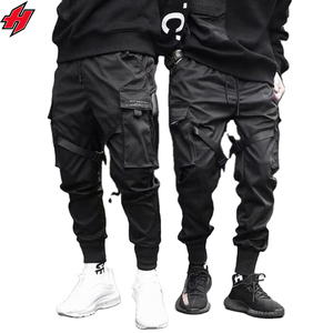 2025 hommes Harajuku Punk Hip Hop Style Cargo pantalon multi-poches tactique Techwear Joggers Baggy toile tissu décontracté Streetwear - Product Image 1
