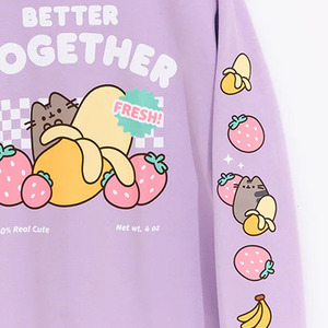 เสื้อพูลโอเวอร์ Pusheen แบบสวมใส่ได้ทั้งชายและหญิง ทรงปกติ คอตั้ง สไตล์ลำลอง สำหรับฤดูหนาว ถักจากผ้าฝ้าย 100% ป้องกันขนร่วง แห้งเร็ว - Product Image 5