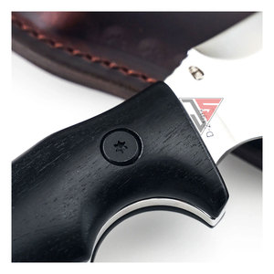 Couteau de chasse à lame fixe en acier inoxydable de qualité industrielle, manche en bois, personnalisable, OEM, garantie 3 ans, best-seller en gros - Product Image 5