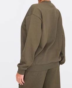 Sweat-shirt de qualité supérieure col rond à manches longues confortable et vêtements de course tenue quotidienne et sweat à capuche idéal pour femmes - Product Image 2