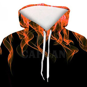 Sweat-shirts à capuche pour hommes, décontractés et confortables, imprimés en 3D, couleur unie, coton/polyester, manches longues, col à capuche, pour l'hiver - Product Image 3