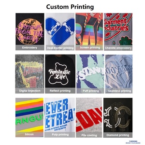 T-shirt court du fabricant personnalisé pour hommes sérigraphie DTG T-shirt Boxy graphique 100% coton T-shirt blanc ample pour hommes - Product Image 6