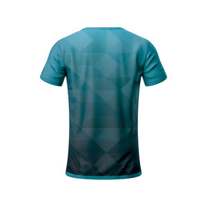 Camiseta Deportiva Unisex de Manga Corta con Logotipo Personalizado, Impresión Digital, Antibacteriana, de Poliéster, para Eventos Promocionales, Estilo Conjunto, 220g - Product Image 3