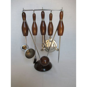 Juego de barras de acero inoxidable de Metal pulido espejo más vendido Juego de artículos de Bar de lujo pulido espejo de diseño maravilloso de la India - Product Image 3