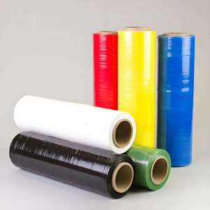 ฟิล์มพลาสติกสีดำแบบหนา ทนทาน สำหรับห่อสินค้าอุตสาหกรรม ใช้สำหรับการขนส่งและการย้ายบ้าน - Product Image 1