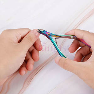 Profesional de un solo resorte Lap Joint Nail Nipper 5mm Tip Toenail Cutticle Clipper A + Grade Multifuncional para uso de belleza - Product Image 5