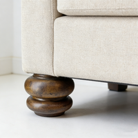 Pieds de canapé en bois massif EFS personnalisés, vente chaude - Pieds de meubles durables de haute qualité pour ottoman, canapé, chaise
