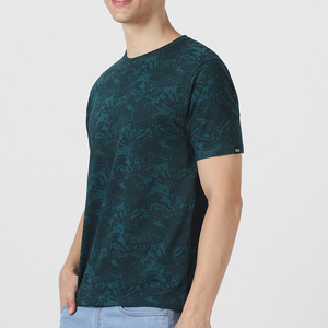 T-shirt décontracté 100% coton de haute qualité pour hommes avec logo personnalisé Services OEM de style tendance et tendance disponibles - Product Image 3