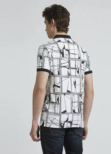 Conception OEM de chemise de golf avec logo personnalisé, anti-froissement, performance de luxe, haute qualité, 100% coton, impression par sublimation sur toute la pièce - Product Image 3