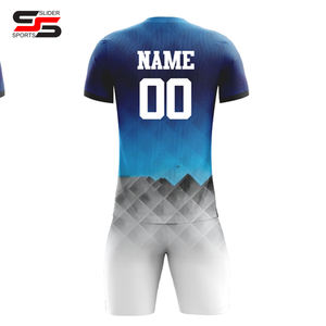 Vente en gros d'uniformes de football par sublimation maillot de football à séchage rapide personnalisé maillot version joueur respirant de haute qualité pour hommes - Product Image 6