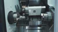 Mesin Bubut-Frez CNC LK-200MSY Dual Spindle, Mesin Bubut dengan As Y Miring dan Sub-Spindle untuk Pengerjaan Bagian Belakang