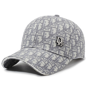 Casquette de baseball vintage monogramme, casquette ajustable tendance <span class=keywords><strong>TikTok</strong></span>, casquette unisexe brodée pour un style urbain - Product Image 5