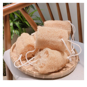 แผ่นฟองน้ำใยบวบขนาดใหญ่สำหรับขัด100% ธรรมชาติเป็นมิตรกับสิ่งแวดล้อมสำหรับผู้ชายและผู้หญิงส่งตรงจากโรงงาน - Product Image 3