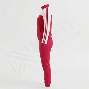 Ensemble de survêtement pour femme, coupe ajustée, best-seller, personnalisé, deux pièces, fermeture éclair, vente en gros, ensembles en polyester, tenue de sport de qualité supérieure pour la salle de sport - Product Image 3