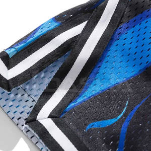 2024 todos los equipos pantalones cortos de baloncesto bordados nuevo diseño Popular malla transpirable de talla grande estilo de conjunto - Product Image 3