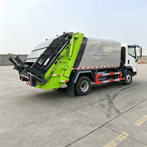 Camion compacteur de déchets hydraulique Sinotruk Howo Hanjiang de 8 mètres cubes, fabriqué en Chine, couleur personnalisée - Product Image 3
