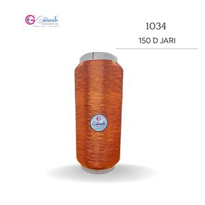 150D Embroidery Jari 1034 Shade <b>Metallic</b> <b>Yarn</b> Lurex MS-type <b>Metallic</b> <b>Yarn</b> for Crochet <b>Metallic</b> <b>Yarn</b> Per kg Price - Product Image 1