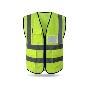 Chaleco DE SEGURIDAD Seguridad con bolsillos Chaleco DE SEGURIDAD reflectante Estampado y personalizado - Product Image 4