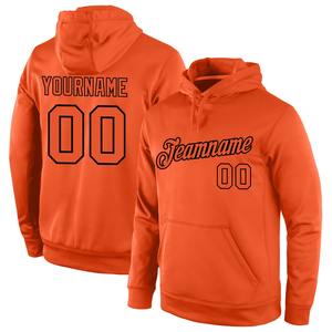 Printing Hoodies Custom Stitched Orange White-<b>Black</b> Fade Fashion Sports Pullover <b>Sweatshirt</b> Hoodie - Product Image 6