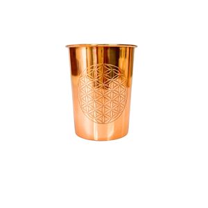 Vaso de Cobre Puro Martillado de 16 oz, Taza de Vino de Cobre sin Tallo, Vajilla Artesanal Ecológica, Vaso de Metal para Bar al por Mayor, Vaso de Cobre - Product Image 2