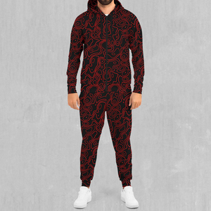 Ban Đầu 100% Polyester <span class=keywords><strong>2025</strong></span> Sang Trọng Công Nghệ Lông Cừu Người Đàn Ông Của Thăng hoa Tracksuit Thể Thao Đào Tạo Mặc Chạy Bộ Bộ Đồ Thể Thao Bộ - Product Image 1