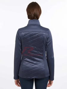 Veste d'équitation pour femmes en gros tissu imperméable avancé façonnant la coupe ajustée style élégant vêtements d'aventure en plein air équestre - Product Image 4