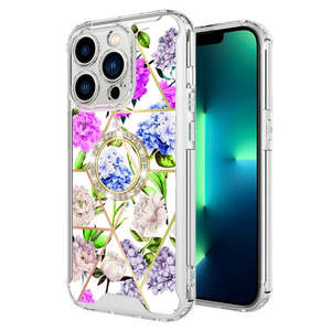 เคส iPhone 16 Pro 6.3 พรีเมียม ดีไซน์วงแหวน IMD พร้อมขาตั้ง # 5 - Product Image 1