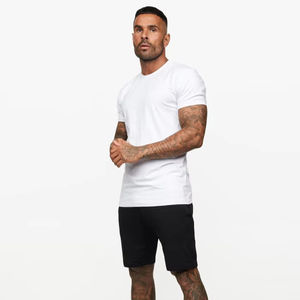 เสื้อยืดออกกำลังกายผู้ชาย ยืดหยุ่น ใส่เล่นกีฬา ใส่เที่ยวลำลอง สไตล์สตรีทแวร์ - Product Image 1