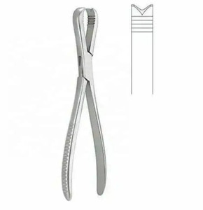 Fórceps de sujeción de hueso IMANS con instrumento de cirugía médica manual de trinquete - Product Image 4