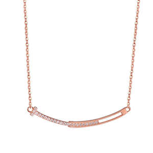 Multi Layer Trendy Link Chain 925 Sterling Silver Brilliant Cut 1.2mm Smile Moissanite Choker Pendant <b>Necklace</b> Birthday Gift - Product Image 2