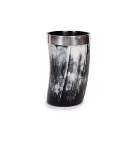 Beber cuerno de búfalo fabricante de vidrio Mesa cuerno vidrio por artesanía creciente - Product Image 4