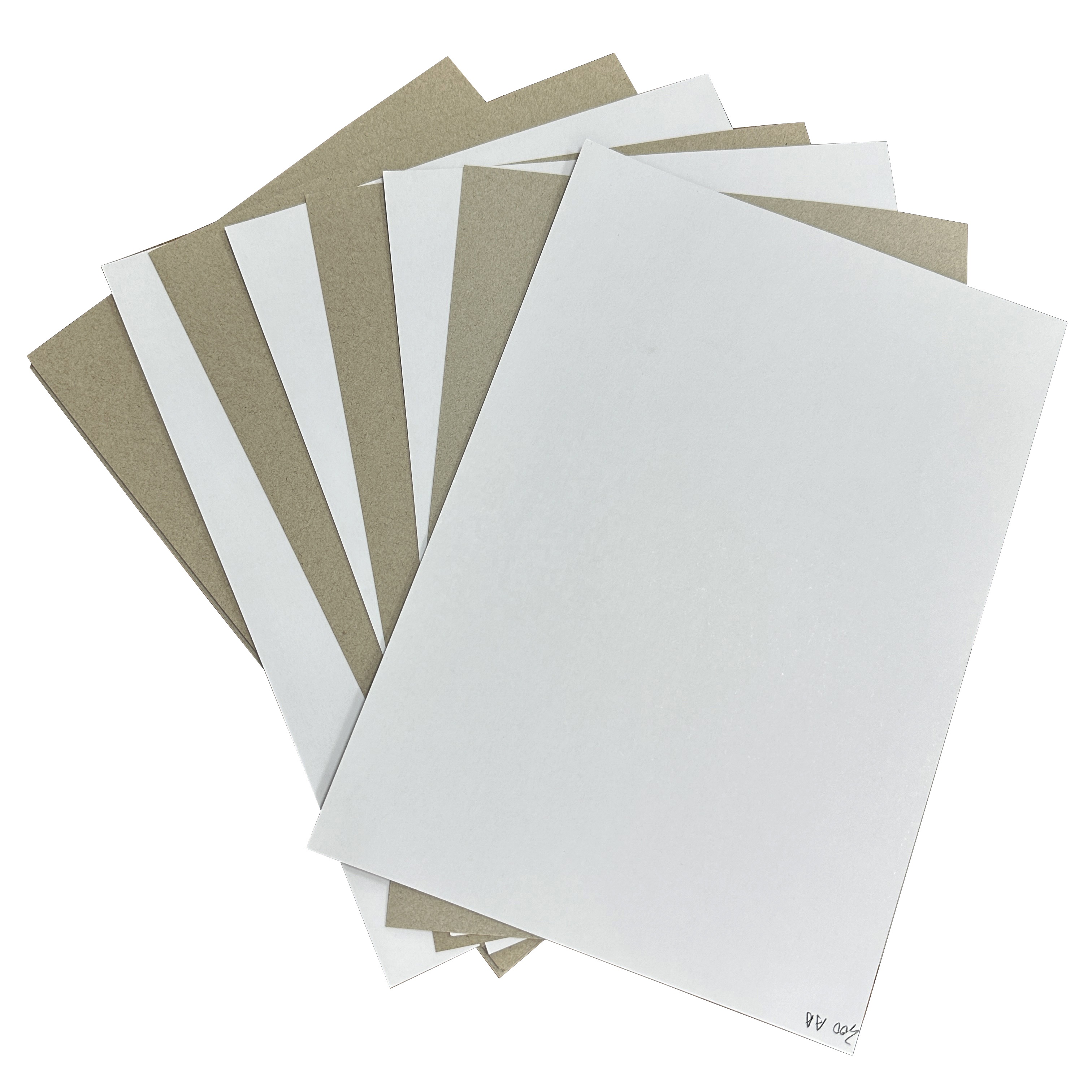 Custom High Quality Coated 70*100cm White Duplex Board Cardboard Sheets 250-400gsm Anti-Curl Recyclable