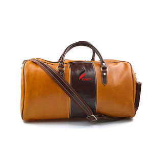 กระเป๋าฝึกหนังแบบขยายได้, กระเป๋าเทรนนิ่งหนังกันน้ำพร้อมสายสะพายไหล่ปรับได้ - Product Image 1