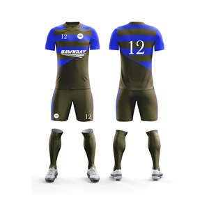 Uniforme de Fútbol Sublimado para Hombre y Jóvenes |   Tallas para Hombre, Mujer y Jóvenes |   Ropa Deportiva Ligera de Secado Rápido al por Mayor - Product Image 2