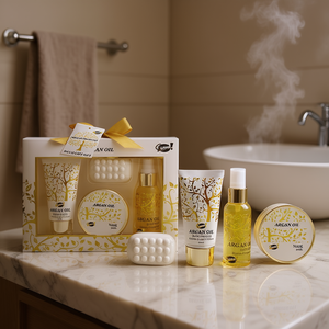 Set da Bagno all'Olio di Argan, Collezione per la Cura della Pelle - Product Image 3