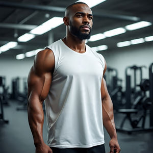 Workout Fitness Wear Vest Top <b>Men's</b> Crew Neck Sleeveless Athletic Vest <b>Singlet</b> <b>Men</b> Muscle Fit Bodybuilder Top Boys - Product Image 6