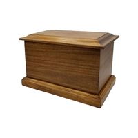 Urna Funeraria de Madera de Alta Calidad, Estilo Americano, Ecológica, Biodegradable, para Adultos, 200-220 Pulgadas Cúbicas, Duradera
