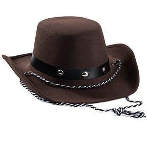 2025 nuevos sombreros de vaquero de estilo occidental de cuero de vaca de alta calidad para hombres y mujeres Unisex adultos sombrero de vaquero - Product Image 5
