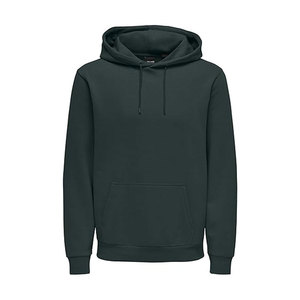 Hip Hop Men Hoodie Sweatshirts Solid Color Pullover Heavy Weight Hoodie Basic Blank Hoodies Custom Logo Men's Oversized Pullover - Product Image 4