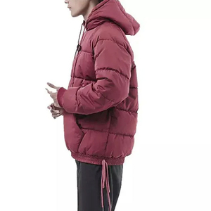 Veste en peluche à capuche bulle imperméable pour hommes avec logo et design personnalisés vente en ligne - Product Image 2