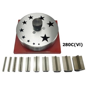 Lot de 10 fraises à disque en étoile (taille des poinçons:- 31,26,50,24,20,18,16,12,10,8 et 6mm) 3.4 kg pour fournitures de bijoux - Product Image 1