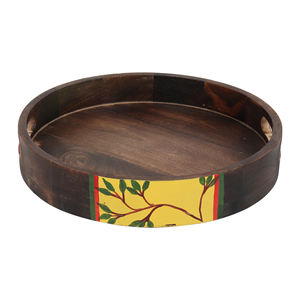 Plateaux de service en bois de mangue qualité supérieure pour la maison restaurant pour le petit déjeuner et les collations - Product Image 1