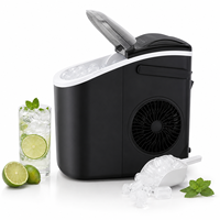 Machine à glaçons automatique portable de comptoir, 12 kg/24h, pour la maison, l'hôtel et le bar – Nouveauté très demandée