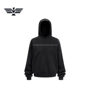 เสื้อฮู้ดดี้สีเทาขนาดใหญ่พิเศษสำหรับผู้ชาย |   ผ้าผสมขนแกะฝ้ายแท้ 100% |   การพิมพ์แบบดิสชาร์จ |   ระบายอากาศได้ดี |   กระเป๋า |   เสื้อผ้าสตรีทแวร์แบบเรียบง่าย - Product Image 2