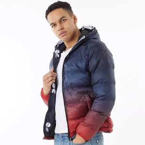 Chaquetas de Burbuja Gruesas Personalizadas al por Mayor para Hombre, Chaqueta Acolchada de Algodón, Estilo Béisbol, con Cuello Alto, Impermeable - Product Image 1